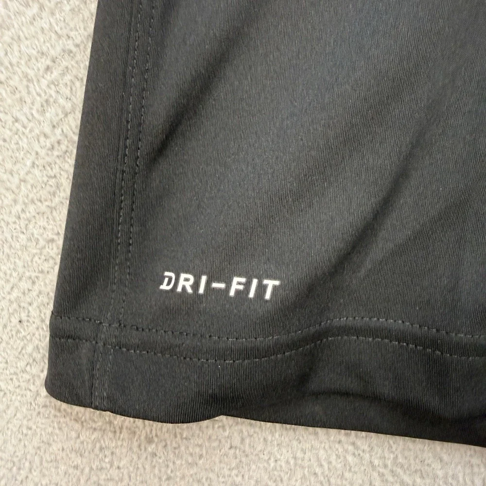 Nike Dri-Fit Hoodie Boys L Black/Orange Performance Training Atletic Gym NWT
